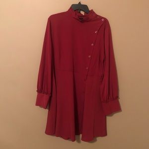 Brick Red Dress